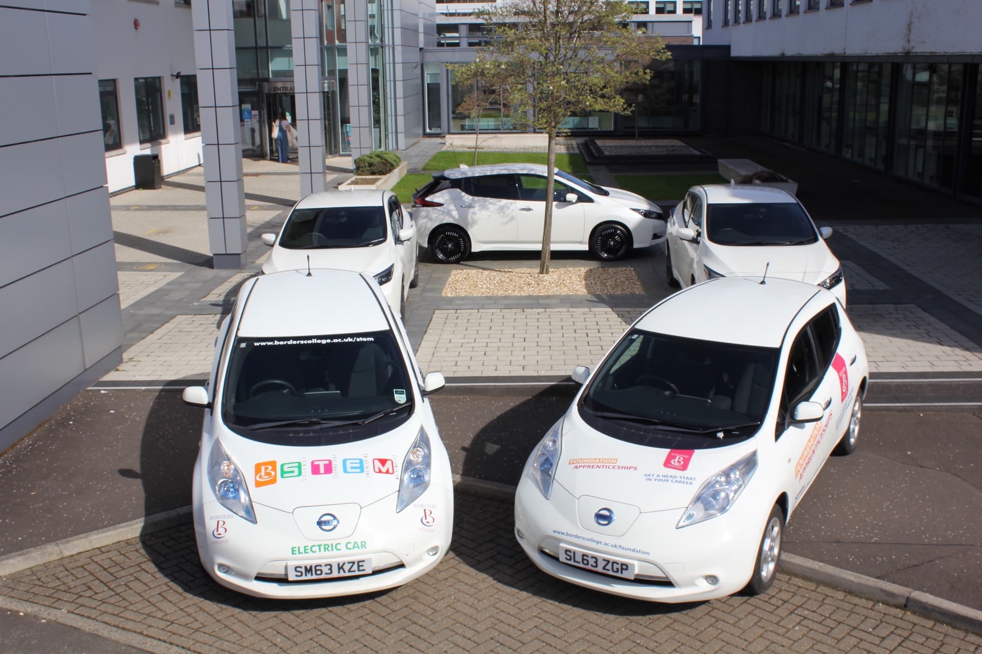 Car fleet goes fully electric Borders College